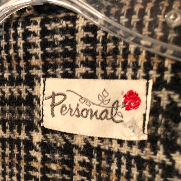 Vintage houndstooth cape - Picture 2 of 6